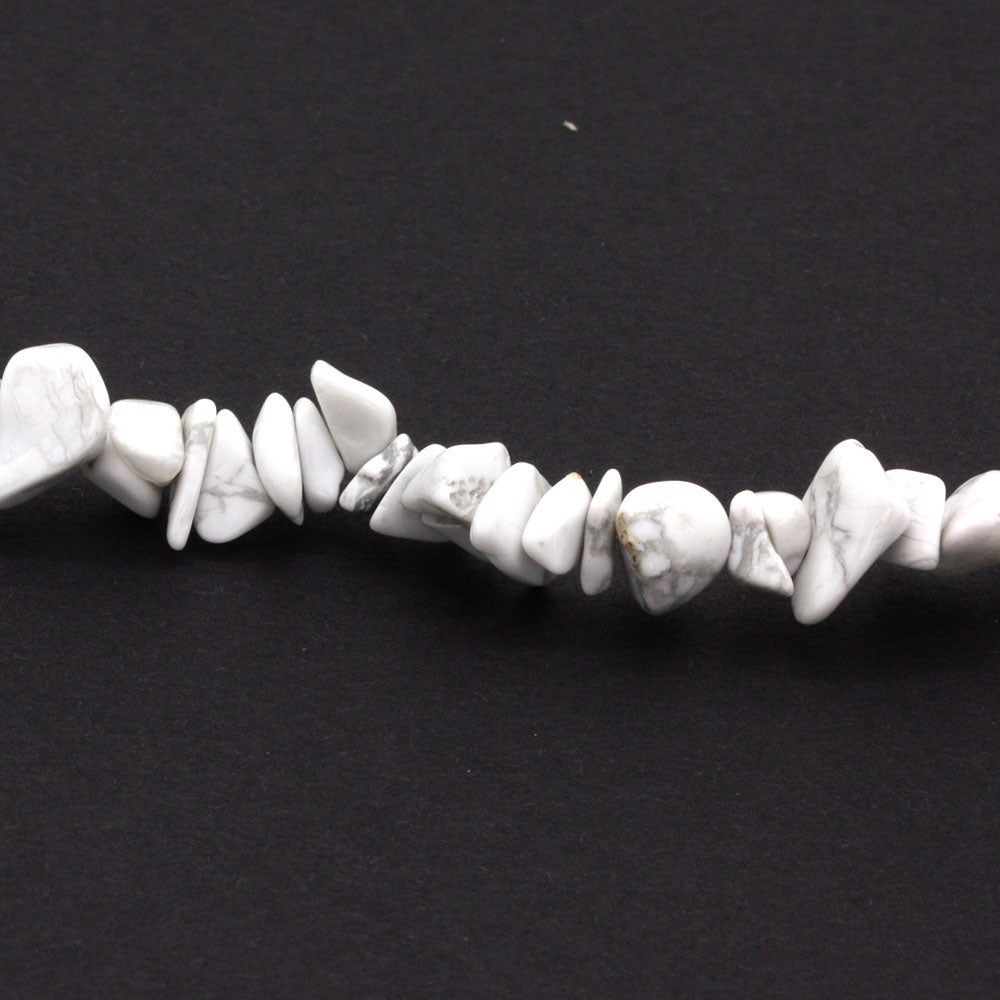 Howlite Chips White - String of 80cm