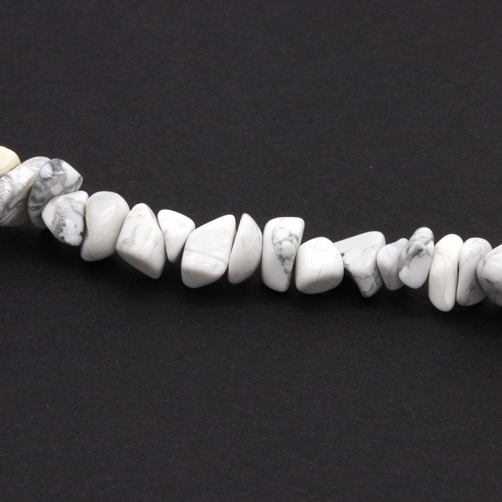 Howlite Chips White - String of 80cm