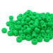 kids plastic neon green coloured  pony beads with large holes