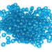 kids plastic glitter turquoise coloured  pony beads with large holes