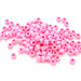 kids plastic pale pink coloured  pony beads with large holes