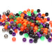 kids plastic mix of Halloween  coloured  pony beads with large holes