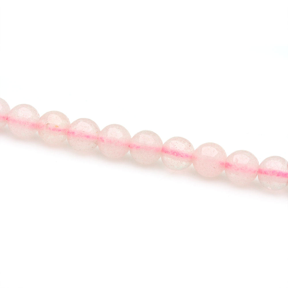 Rose Quartz Rounds 6mm - 35cm Strand