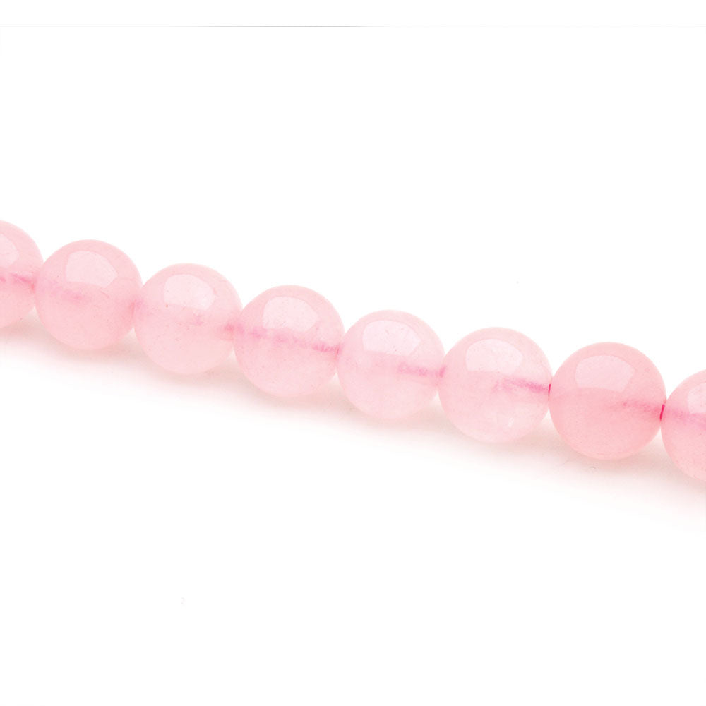 Rose Quartz Rounds 8mm - 35cm Strand