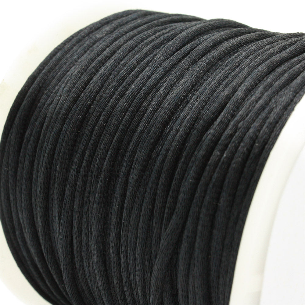 Black Rat Tail 2mm-Reel of 100yds