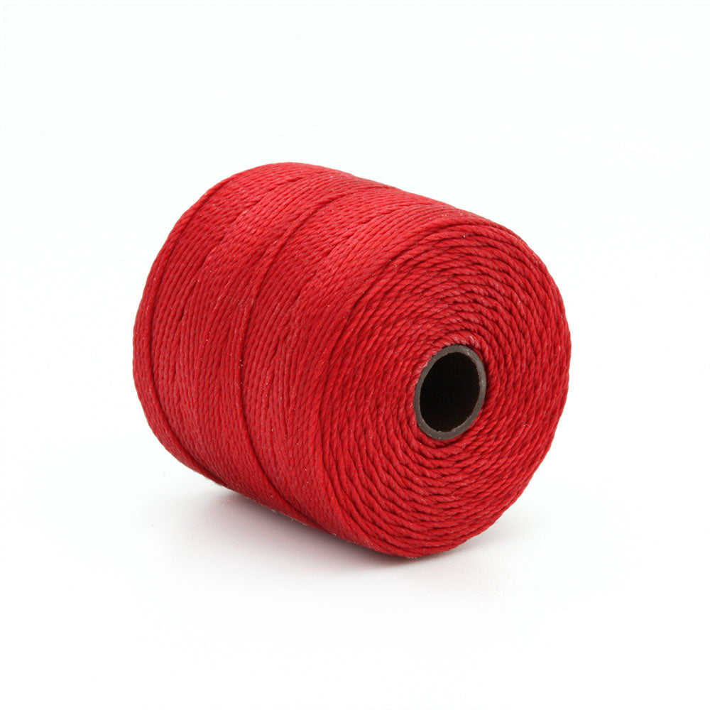 S-Lon Bead Cord Shanghai Red 70m - Pack of 1