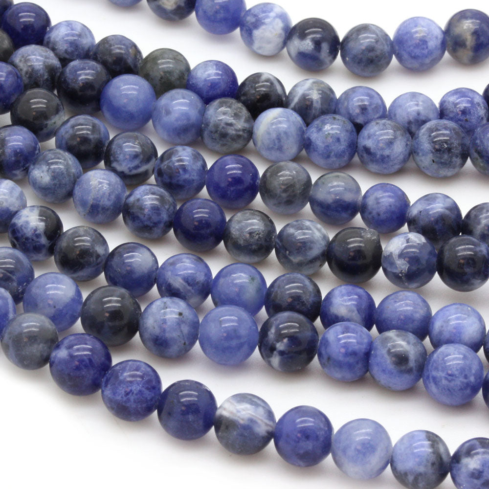 Sodalite Rounds 6mm - 35cm Strand