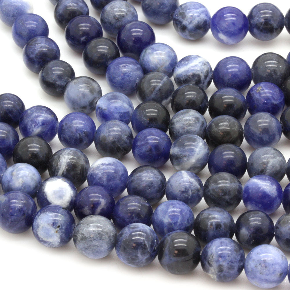 Sodalite Rounds 8mm - 35cm Strand