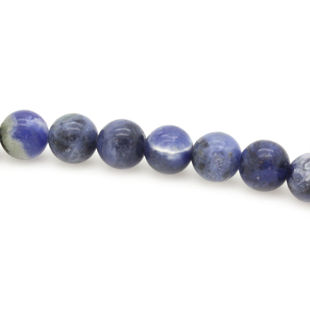 Sodalite Rounds 8mm - 35cm Strand